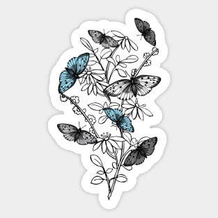 Demiboy Butterflies Sticker